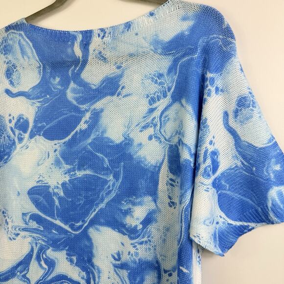 LUISA RICCI New Sweater Small Short Dolman Sleeve Bateau Neck Made in Italy - Picture 7 of 12
